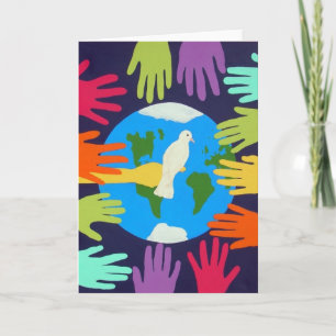 Tarjeta Festiva Paz en la Tierra