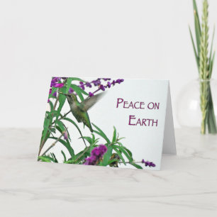 Tarjeta Festiva Paz en la tierra