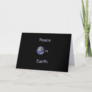 Tarjeta Festiva Paz en la Tierra: