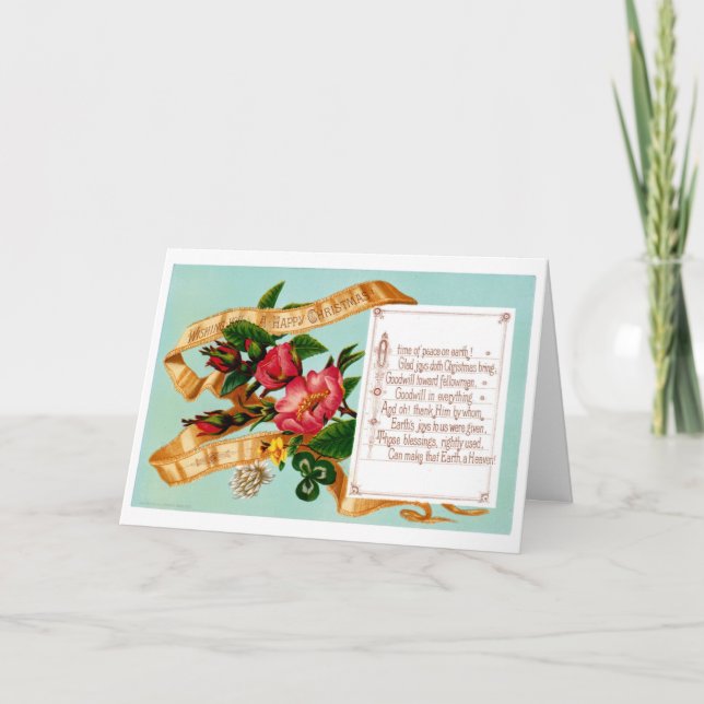 Tarjeta Festiva Paz en la Tierra (Anverso)