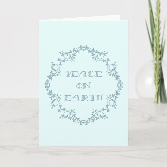 Tarjeta Festiva Paz en la Tierra (Anverso)