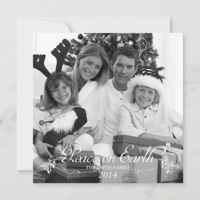 Tarjeta Festiva Paz en la Tierra (Anverso)