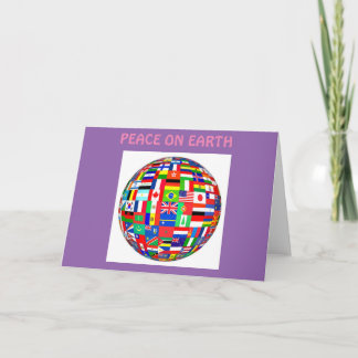 TARJETA FESTIVA PAZ EN LA TIERRA