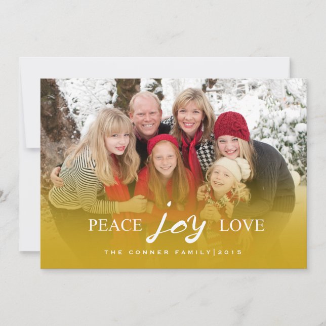 Tarjeta Festiva Paz Joy Love | VACACIONES (Anverso)