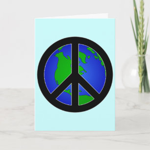 Tarjeta Festiva Paz Mundial