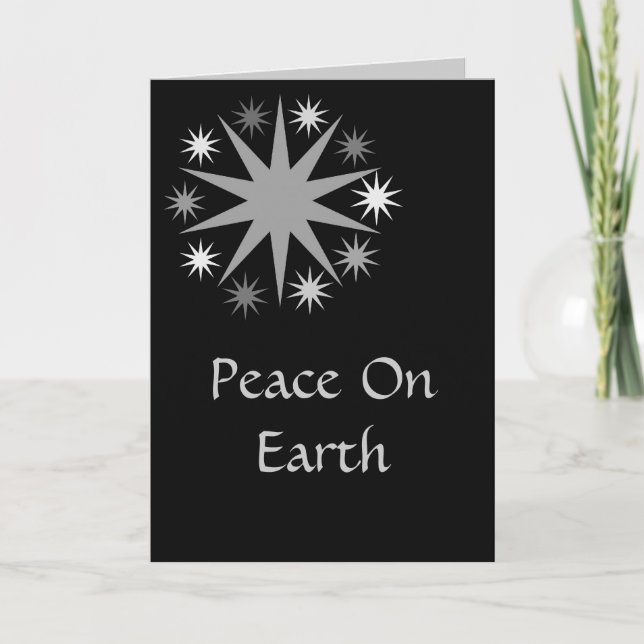 Tarjeta Festiva Paz OnEarth (Anverso)