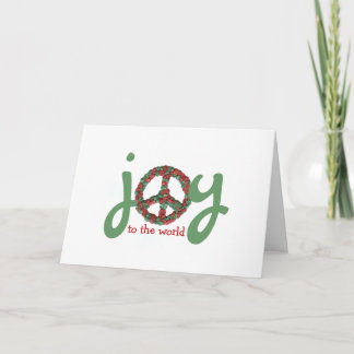 Tarjeta Festiva Paz-y-alegría del Kat del karate