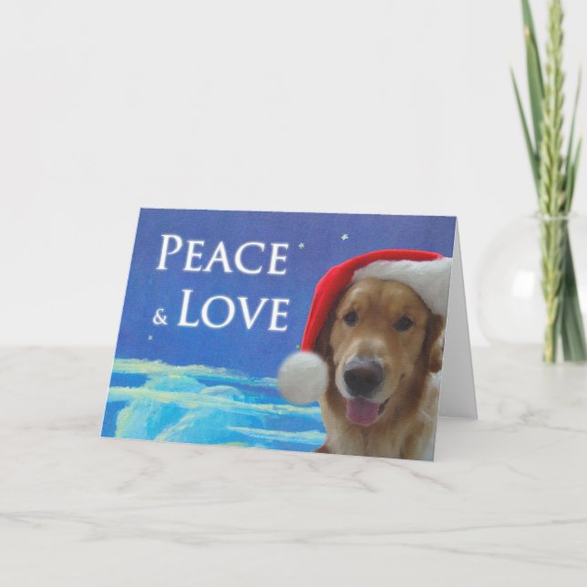 Tarjeta Festiva Paz y amor I (Anverso)