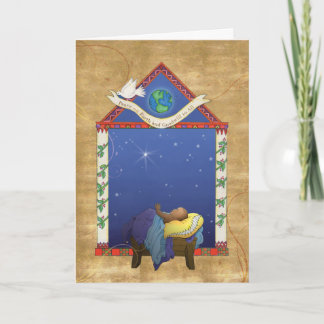 Tarjeta Festiva Paz y buena voluntad de X008 para todos