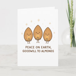 Tarjeta Festiva Peace on Earth, Goodwill - Funny Christmas Card
