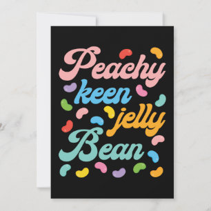 Tarjeta Festiva Peachy Keen Jelly Bean
