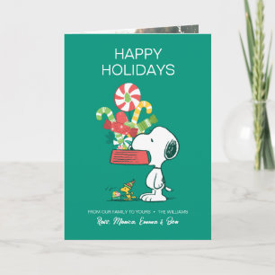 Tarjeta Festiva Peanuts   Cuantos más mejor