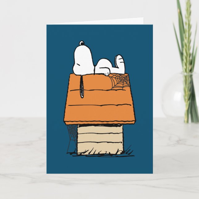 Tarjeta Festiva Peanuts | Snoopy y los Boos (Anverso)