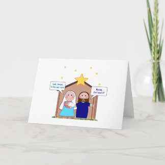 Tarjeta Festiva Pecado de la natividad