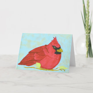 Tarjeta Festiva PedagogyGreetings: Cardenal del NC