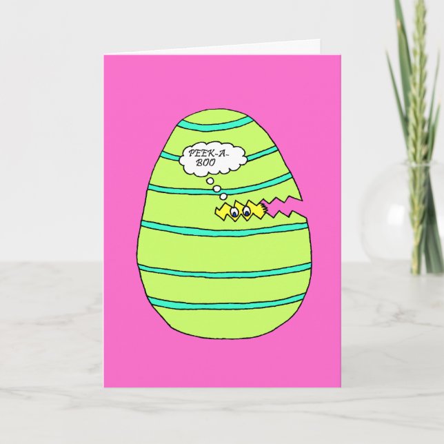 Tarjeta Festiva Peekaboo (Anverso)