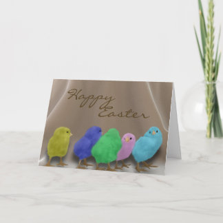 Tarjeta Festiva Peeps de Pascua