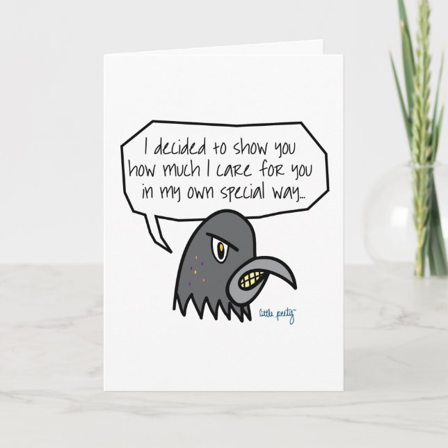 Tarjeta Festiva Peety dice... (Anverso)