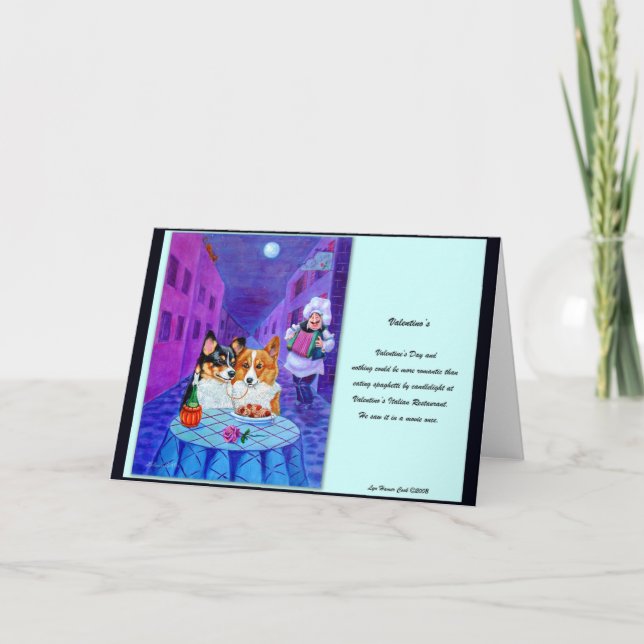 Tarjeta Festiva Pembroke Welsh Corgi (Anverso)