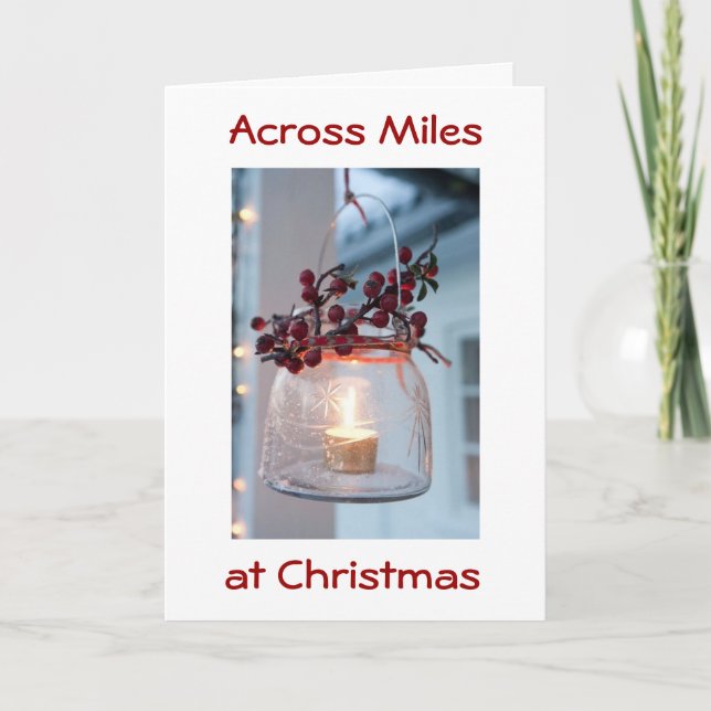 TARJETA FESTIVA PENSANDO EN NUESTROS AMIGOS EN NAVIDADES/SIEMPRE (Anverso)