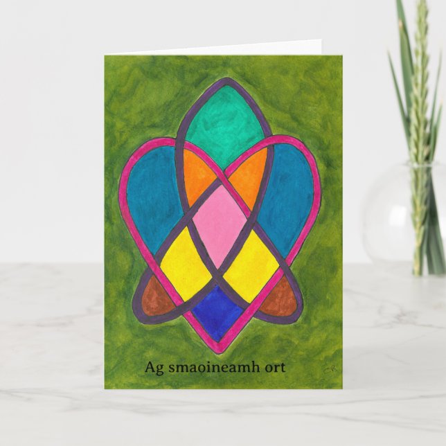 Tarjeta Festiva Pensando en ti (Anverso)