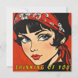 Tarjeta Festiva Pensar en ti todo el tiempo
