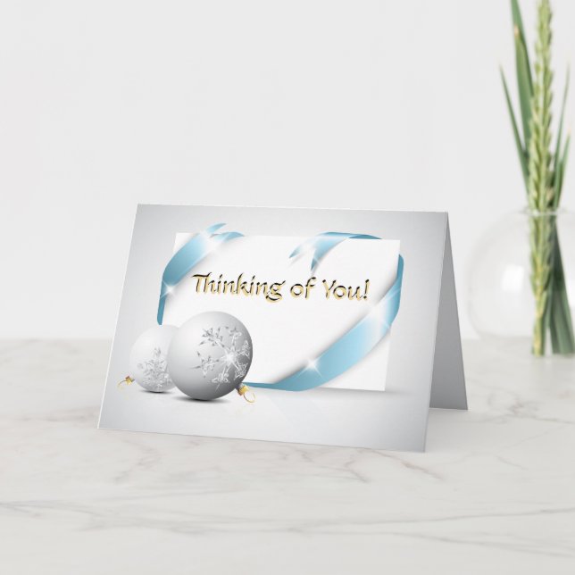 Tarjeta Festiva Pensar en tus vacaciones (Anverso)