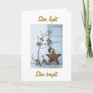 TARJETA FESTIVA PENSARÉ EN TI CUANDO VEA LAS ESTRELLAS ESTA NOCHE