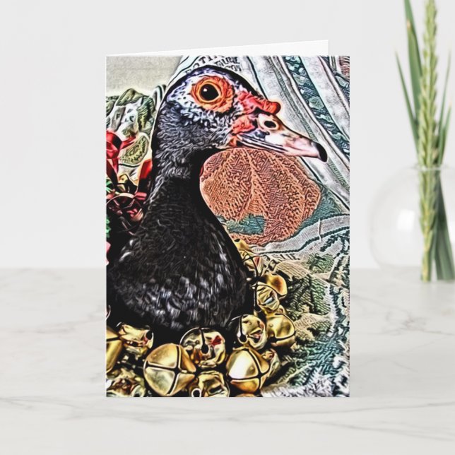 Tarjeta Festiva Pepper The Muscovy, Navidades (Anverso)