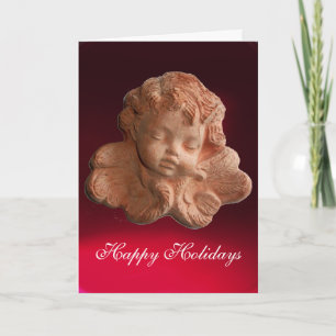 TARJETA FESTIVA PEQUEÑA FLORENTINA ANGEL