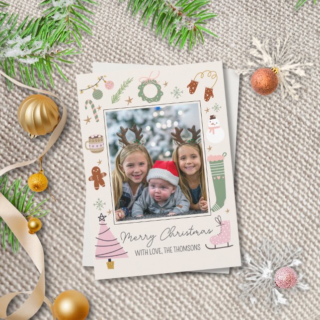 Tarjeta Festiva Pequeña y sencilla foto de Navidades Pastel (Subido por el creador)