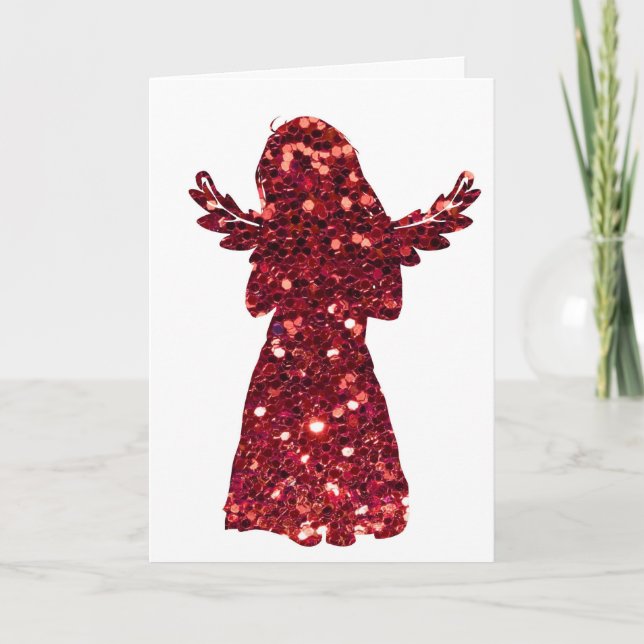 Tarjeta Festiva Pequeño ángel (Anverso)