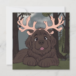 Tarjeta Festiva Pequeño ayudante de Santa