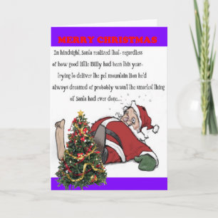 Tarjeta Festiva Pequeño Billy