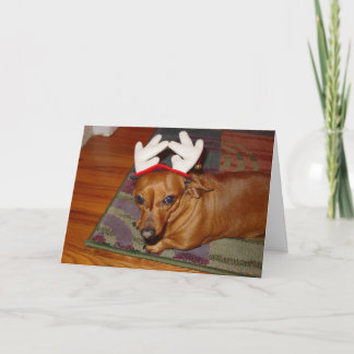 Tarjeta Festiva Pequeño reno