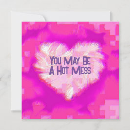 Tarjeta Festiva Pequeños Compartimentos De Corazón