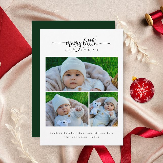 Tarjeta Festiva Pequeños Navidades de cerezo mínimo lindo 3 foto v (Subido por el creador)
