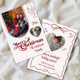 Tarjeta Festiva Pequeños navidades extravagantes personalizado 3 f