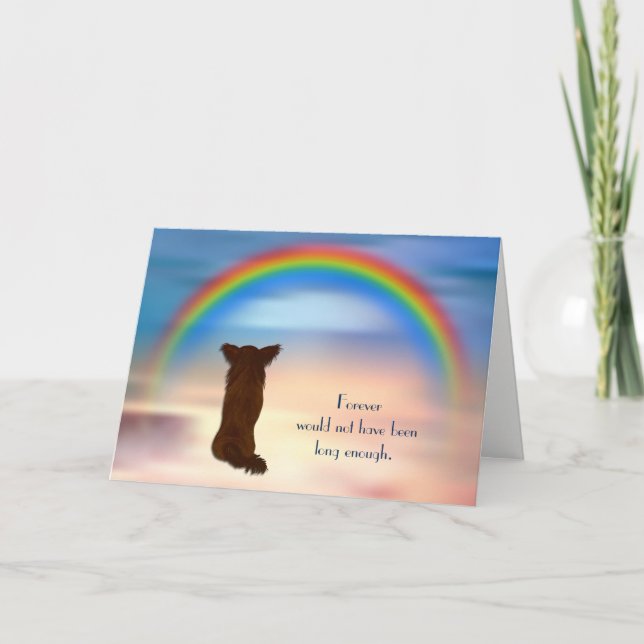 Tarjeta Festiva Pérdida de la simpatía por el arcoiris de Chihuahu (Anverso)