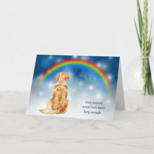 Tarjeta Festiva Pérdida de luces nocturnas de perro retriever dora