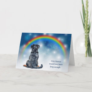 Tarjeta Festiva Pérdida de luces nocturnas de simpatía por perro R