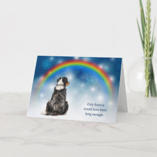 Tarjeta Festiva Pérdida de simpatía del cielo nocturno del perro d