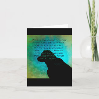 Tarjeta Festiva Perdiendo un perro