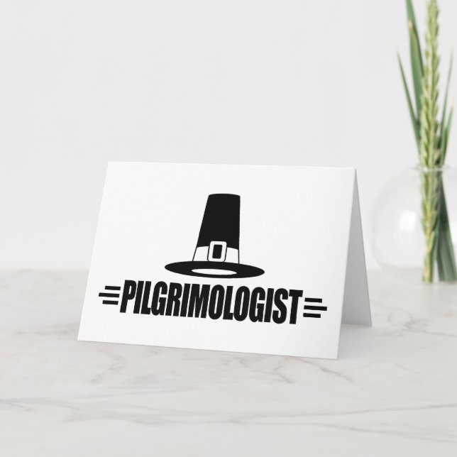 Tarjeta Festiva Peregrino gracioso (Anverso)