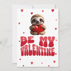 Tarjeta Festiva Perezoso personalizado Te amo lento mucho divertid