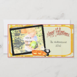 Tarjeta Festiva Perfecto para mostrar tu disfraz de Halloween -