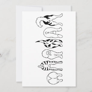 Tarjeta Festiva Perro Butts