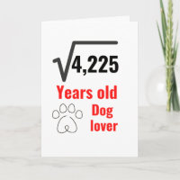 Perro de 65 años, amante de divertidos cumpleaños 