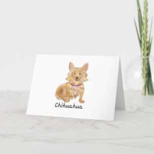 Tarjeta Festiva Perro de Chihuahua