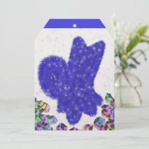 Tarjeta Festiva Perro genial de nieve Año Nuevo 